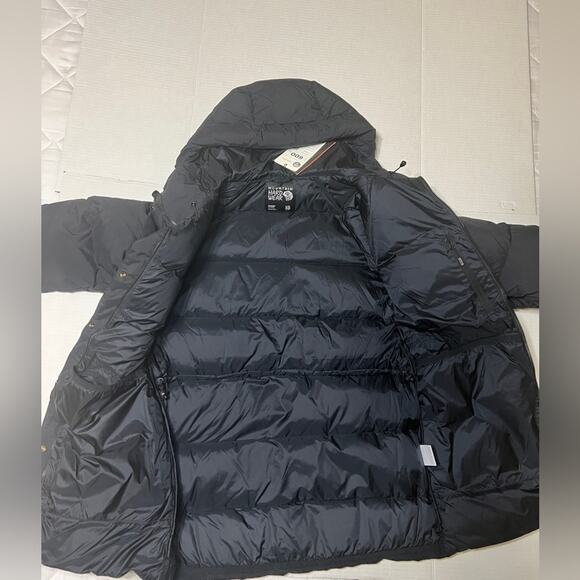 NWT Mountain Hardwear Glacial Storm Hooded Jacket Black Size Extra Small - Picture 3 of 13